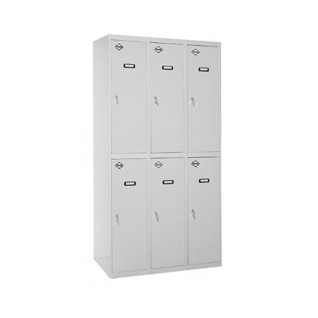 (8435104935095) SIMONRACK TAQUILLA METÁLICA SIMONLOCKER PROF. MON. TANDEM 3/6 300 (900) 180X90X50CM GRIS