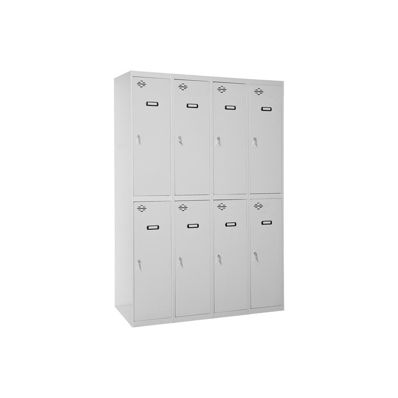 (8435104935118) SIMONRACK TAQUILLA METÁLICA SIMONLOCKER PROF. MON. TANDEM 4/8 300 (1200) 180X120X50CM GRIS