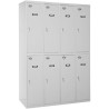 (8435104935118) SIMONRACK TAQUILLA METÁLICA SIMONLOCKER PROF. MON. TANDEM 4/8 300 (1200) 180X120X50CM GRIS