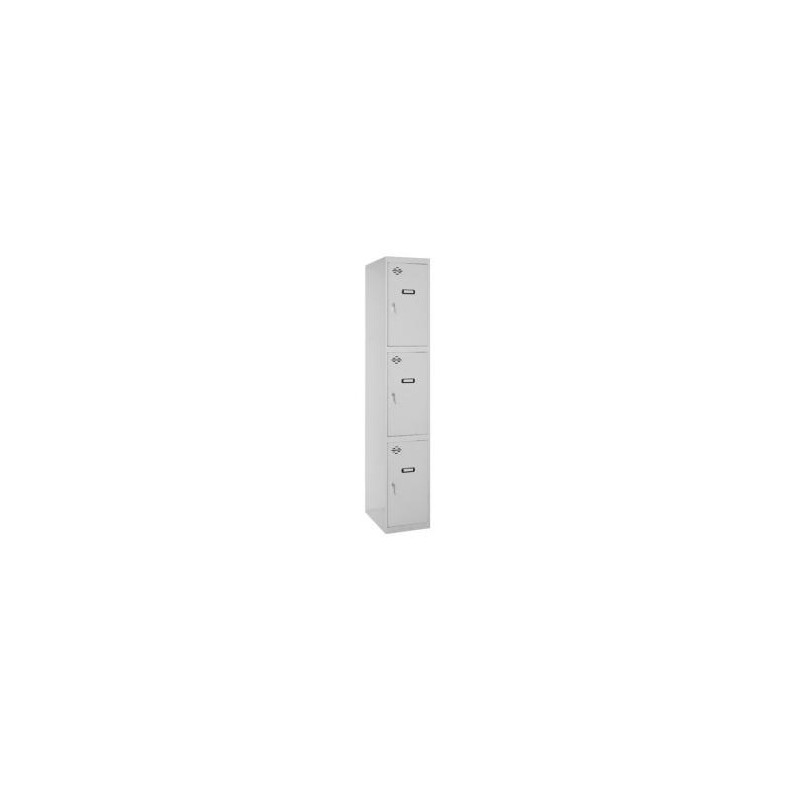 (8435104935125) SIMONRACK CASILLERO METÁLICO SIMONLOCKER 3P MONOBLOQUE 1/3 1800X300X500 GRIS