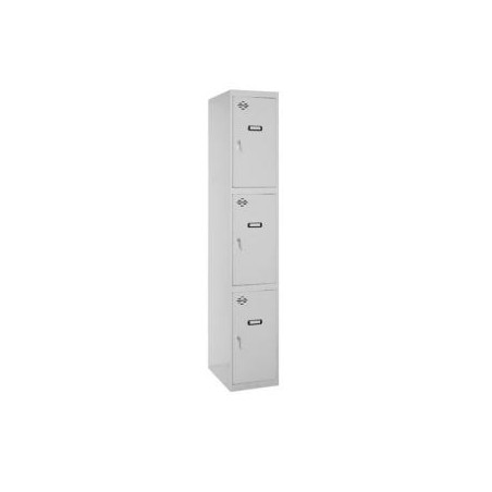 (8435104935125) SIMONRACK CASILLERO METÁLICO SIMONLOCKER 3P MONOBLOQUE 1/3 1800X300X500 GRIS