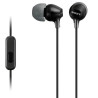 (MDREX15APB.CE7) SONY AURICULARES EX-15AP INTERNOS LIGEROS C/MICRÓFONO CONECTOR JACK 3.5 NEGRO