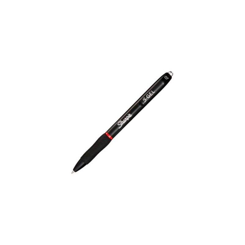 (2136599) SHARPIE BOLÍGRAFO S-GEL PUNTA MEDIA 0.7MM ROJO