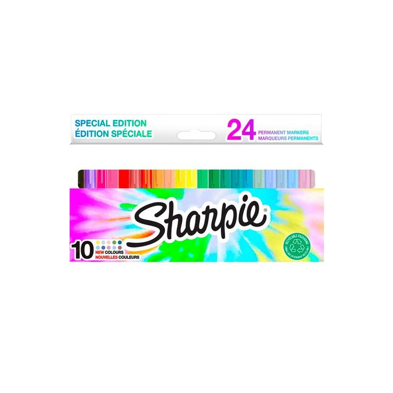 (2180834) SHARPIE ROTULADORES PERMANENTES FINE SPECIAL EDITION C/SURTIDOS ESTUCHE 24 UD