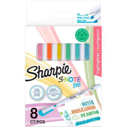 (2182116) SHARPIE ROTULADORES CREATIVOS S-NOTE DUO C/SURTIDOS ESTUCHE 8 UD