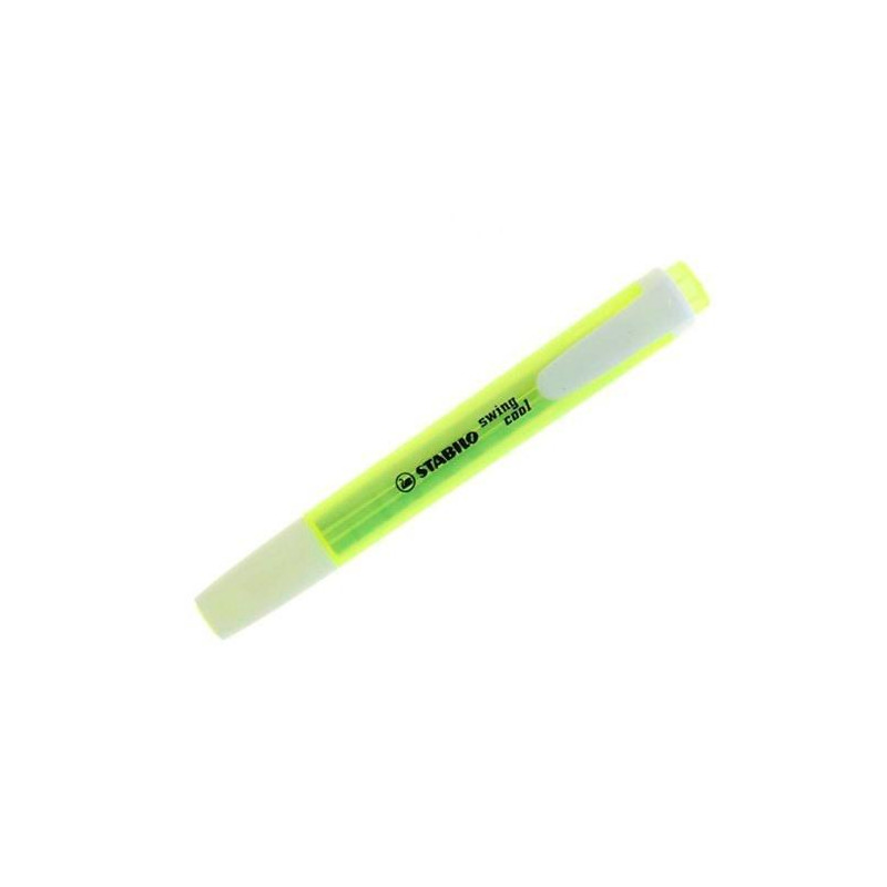 (275/24) STABILO MARCADOR FLUORESCENTE SWING COOL AMARILLO CAJA 10 UD