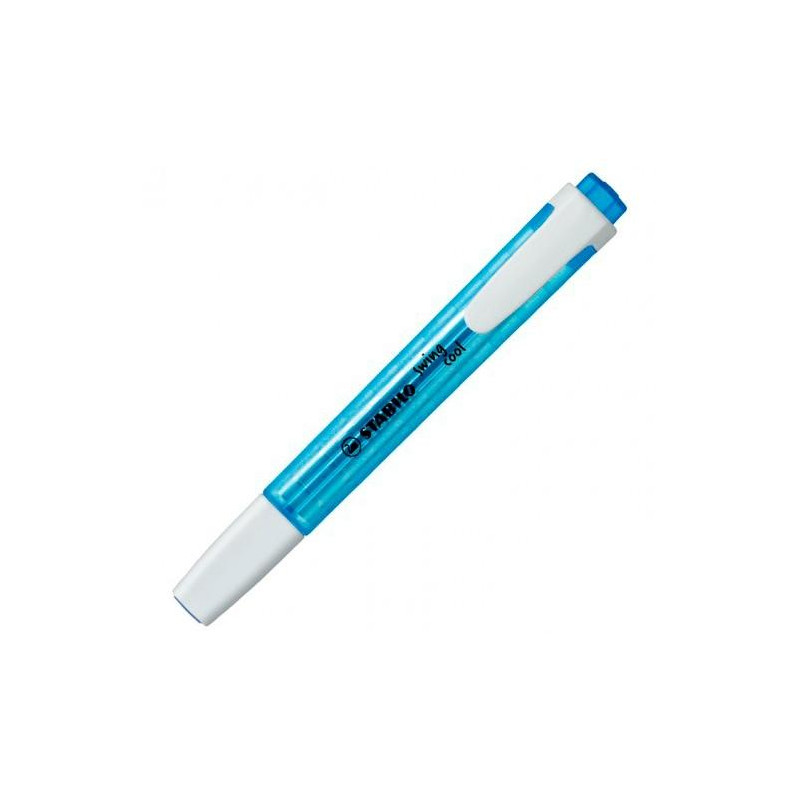 (275/31) STABILO MARCADOR FLUORESCENTE SWING COOL AZUL CAJA 10 UD