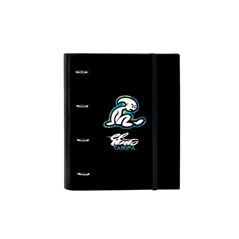 (512332666) SAFTA CARPETA DE ANILLAS 4X35MM C/RECAMBIO 100H A4 T/DURAS CIERRE C/GOMA EL NIÑO "GREEN BALI"