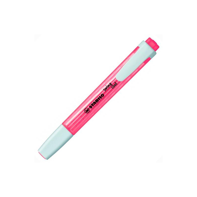 (275/40) STABILO MARCADOR FLUORESCENTE SWING COOL ROJO CAJA 10 UD