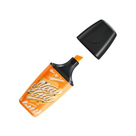 (07/54-10) STABILO MARCADOR FLUORESCENTE BOSS MINI "STAY TRUE" NARANJA CAJA 10 UD