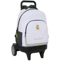 (612554218) SAFTA MOCHILA GDE. C/RUEDAS COMPACT EVOL. EXT. REAL MADRID EQUIPACIÓN 25/26