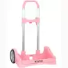 (641071205) SAFTA CARRO PORTAMOCHILAS EVOLUTION P.176C TROLLEY ROSA PALO