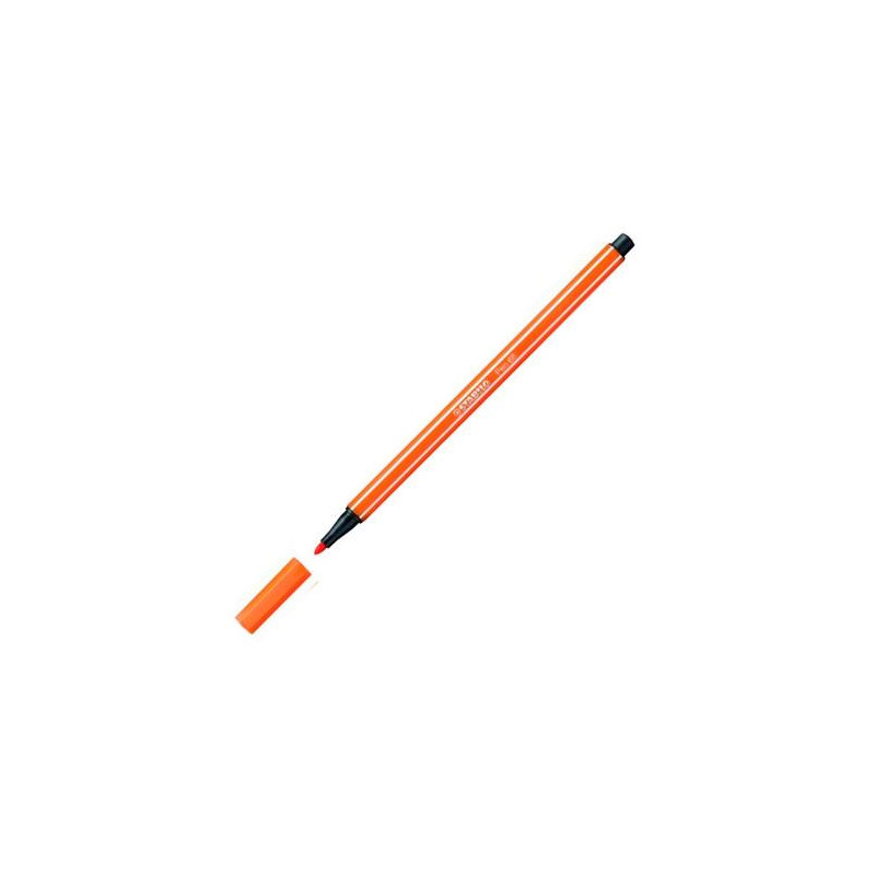 (68/30) STABILO ROTULADOR PEN 68 BERMELLÓN PALIDO CAJA 10 UD