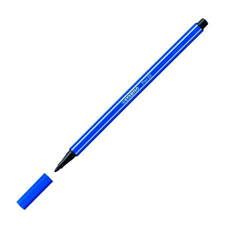 (68/32) STABILO ROTULADOR PEN 68 AZUL MARINO CAJA 10 UD