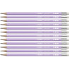 (4908/03-HB) STABILO SWANO LAPIZ GRAFITO CON GOMA PASTEL LILA -12U-