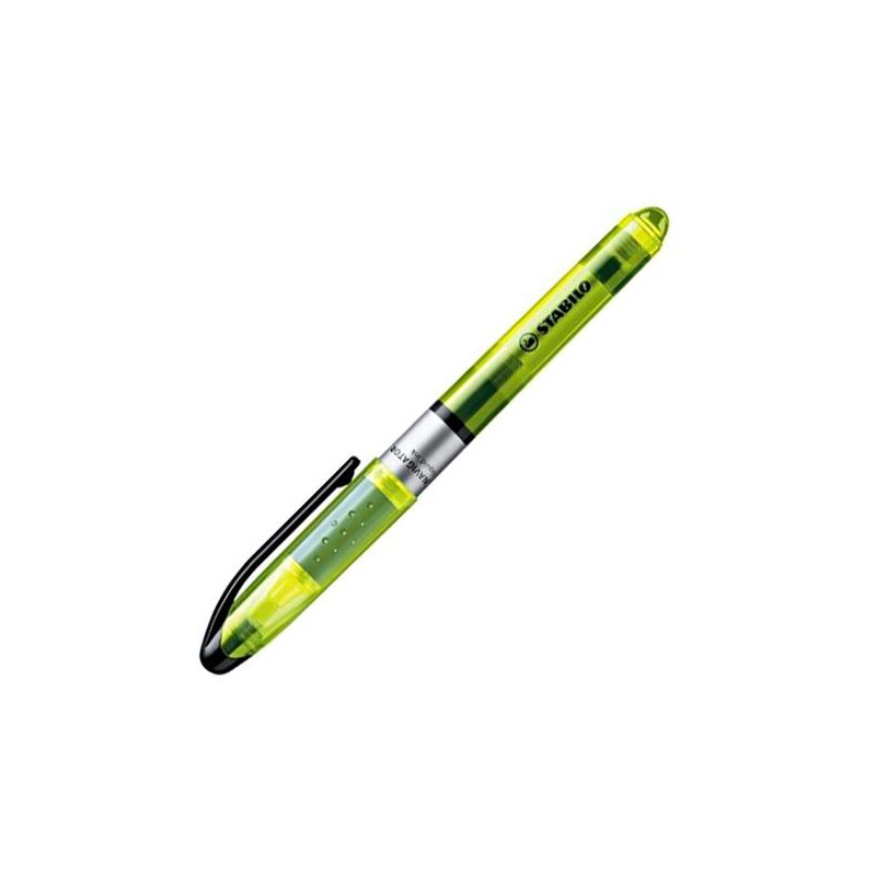 (545/24) STABILO MARCADOR FLUORESCENTE NAVIGATOR AMARILLO CAJA 10 UD