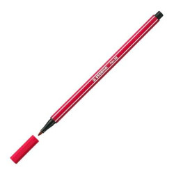 (68/50) STABILO ROTULADOR PEN 68 ROJO OSCURO CAJA 10 UD