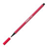 (68/50) STABILO ROTULADOR PEN 68 ROJO OSCURO CAJA 10 UD