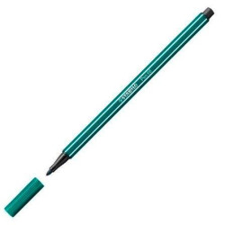 (68/53) STABILO ROTULADOR PEN 68 VERDE TURQUESA CAJA 10 UD