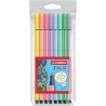 (68/8-01) STABILO ROTULADORES PEN 68 C/SURTIDOS PASTEL ESTUCHE 8 UD