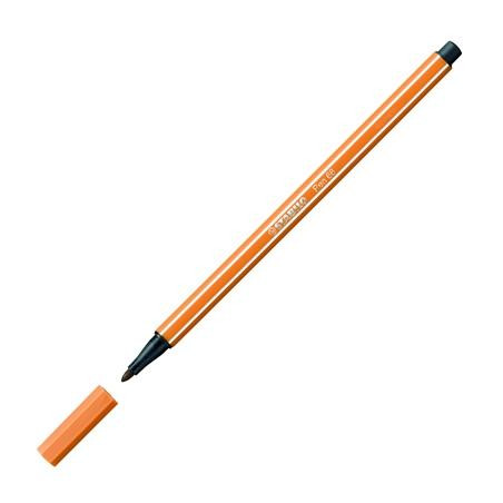 (68/89) STABILO ROTULADOR PEN 68 OCRE OSCURO CAJA 10 UD