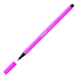 (68/056) STABILO ROTULADOR PEN 68 ROSA FLUORESCENTE CAJA 10 UD