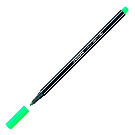 (68/13) STABILO ROTULADOR PEN 68 VERDE HIELO CAJA 10 UD