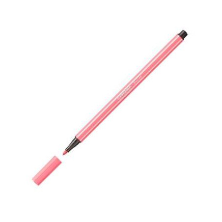 (68/29) STABILO ROTULADOR PEN 68 ROSA CLARO CAJA 10 UD