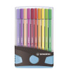 (6820-04-04) STABILO ROTULADOR PEN 68 COLORES SURTIDOS ESTUCHE PARADE ANTRACITA-AZUL 20 UD