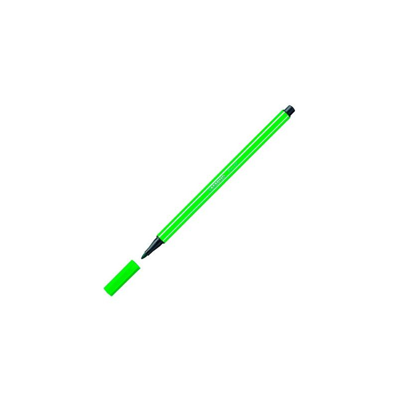 (68/36) STABILO ROTULADOR PEN 68 VERDE CAJA 10 UD