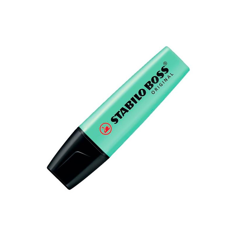 (70/116) STABILO MARCADOR FLUORESCENTE BOSS ORIGINAL MENTA PASTEL