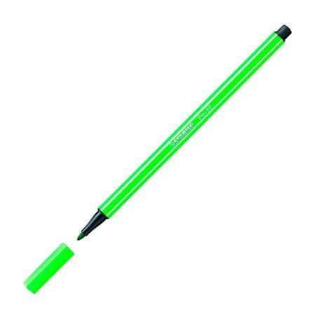 (68/43) STABILO ROTULADOR PEN 68 VERDE HOJA CAJA 10 UD