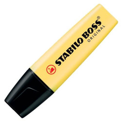 (70/144) STABILO MARCADOR FLUORESCENTE BOSS ORIGINAL AMARILLO PASTEL