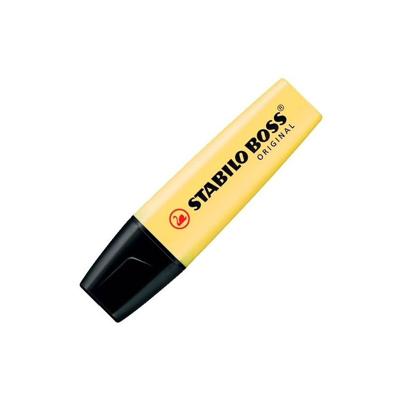 (70/144) STABILO MARCADOR FLUORESCENTE BOSS ORIGINAL AMARILLO PASTEL