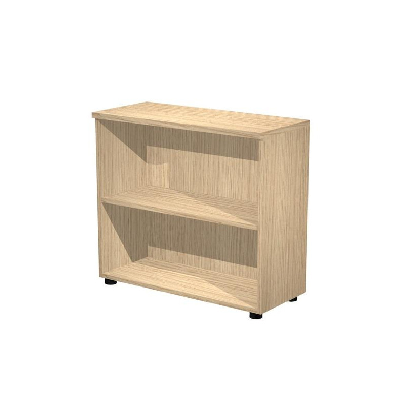 (030-C) ARTEXPORT ESTANTERÍA BAJA PRESTO ABIERTA 1 ESTANTE 22MM REGULABLE CON TRASERA ROBLE