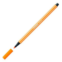 (68/54) STABILO ROTULADOR PEN 68 NARANJA CAJA 10 UD