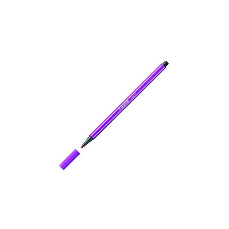 (68/58) STABILO ROTULADOR PEN 68 LILA CAJA 10 UD