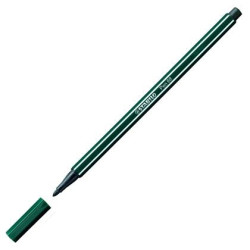 (68/63) STABILO ROTULADOR PEN 68 VERDE TIERRA CAJA 10 UD