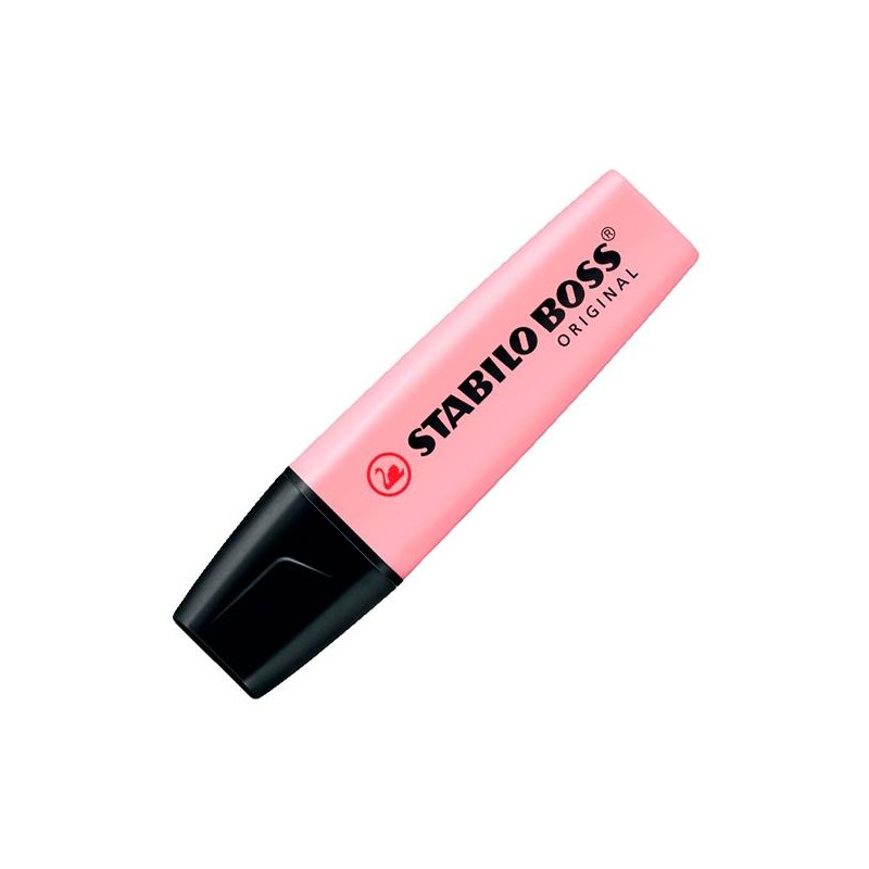 (70/129) STABILO MARCADOR FLUORESCENTE BOSS ORIGINAL ROSADO PASTEL