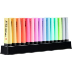 (7015-02-5) STABILO MARCADOR FLUORESCENTE BOSS ORIGINAL COLORES PASTEL SET ESCRITORIO 15 UD
