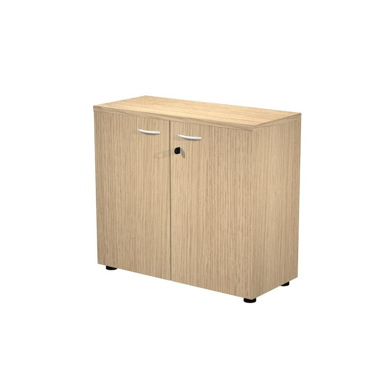 (030PM-C) ARTEXPORT ARMARIO BAJO PRESTO CON PUERTAS 1 ESTANTE 22MM REGULABLE CON TRASERA ROBLE