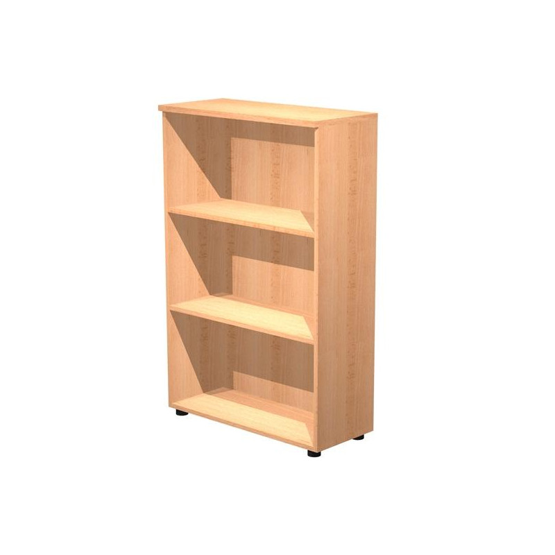 (035-6) ARTEXPORT ESTANTERÍA MEDIA PRESTO ABIERTA 2 ESTANTES 22MM REGULABLES CON TRASERA HAYA