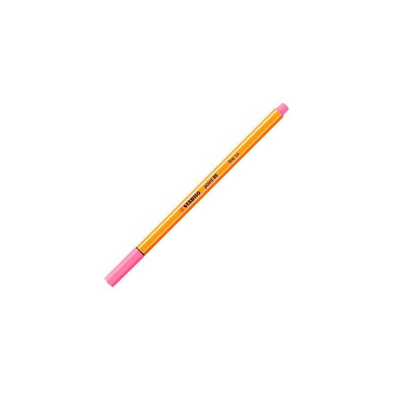 (88/29) STABILO ROTULADOR POINT 88 ROSA CLARO CAJA 10 UD