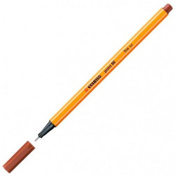 (88/38) STABILO ROTULADOR POINT 88 SANGUINA CAJA 10 UD