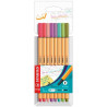 (88/8-04) STABILO ROTULADORES POINT 88 C/SURTIDOS PASTEL ESTUCHE 8 UD