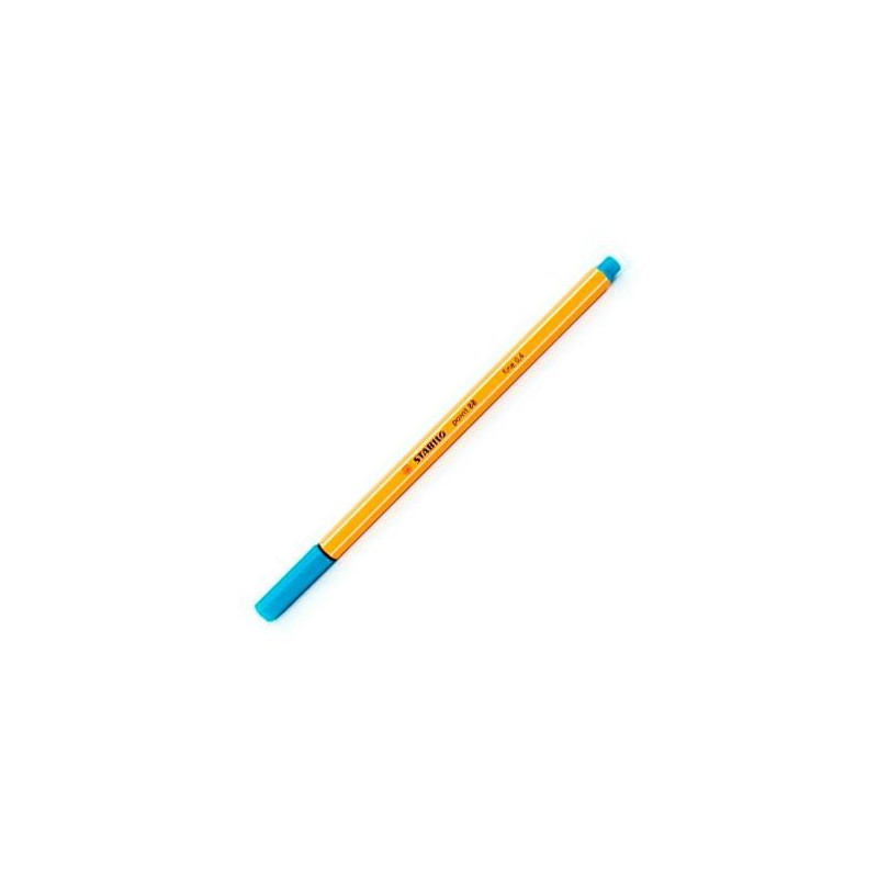 (88/51) STABILO ROTULADOR POINT 88 TURQUESA CAJA 10 UD