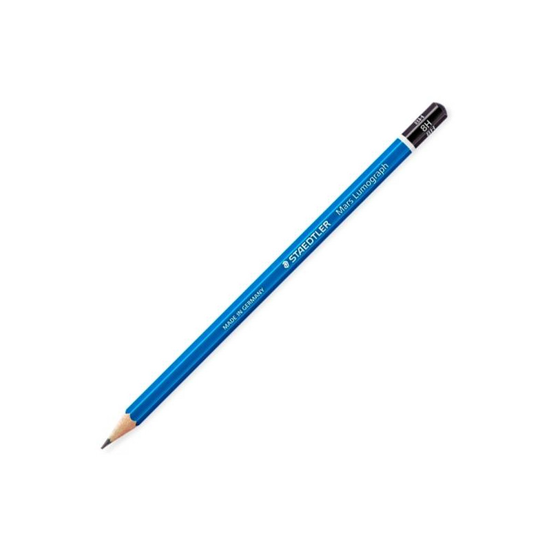 (100-8H) STAEDTLER LÁPIZ DE GRAFITO MARS LUMOGRAPH 100 8H CAJA 12 UD