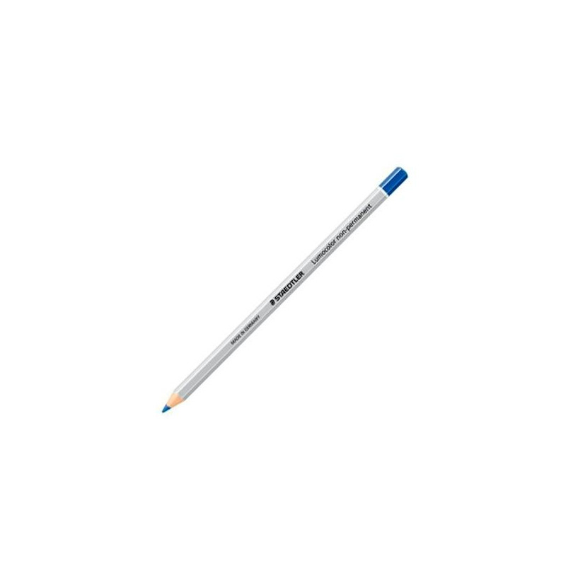 (108-3) STAEDTLER LÁPIZ PARA MARCAR OMNICHROM NON-PERMANENT AZUL