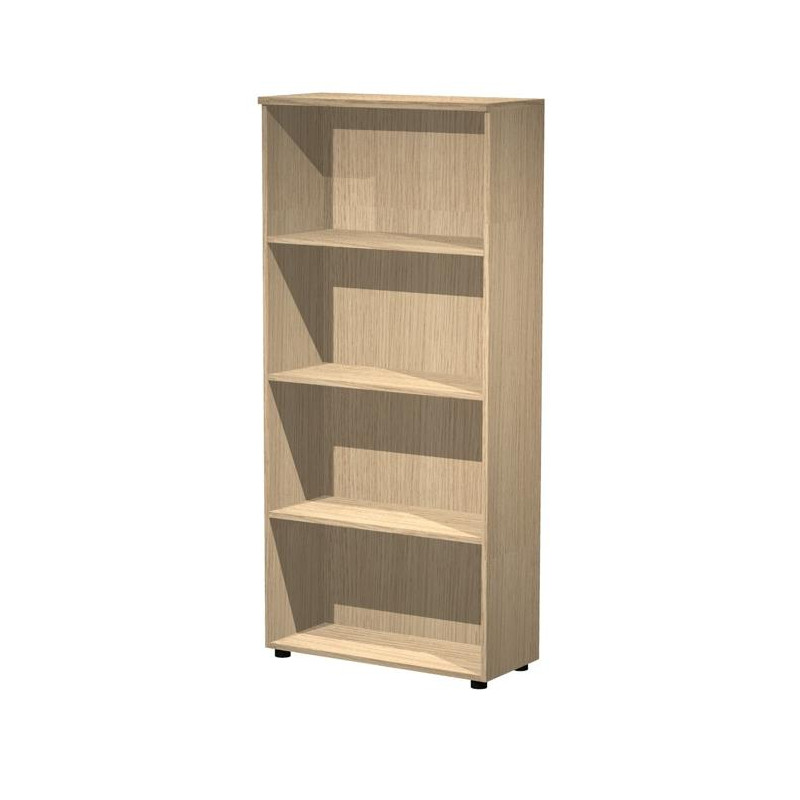 (038-C+039-C) ARTEXPORT ESTANTERÍA ALTA PRESTO ABIERTA 3 ESTANTES 22MM CON TRASERA ROBLE