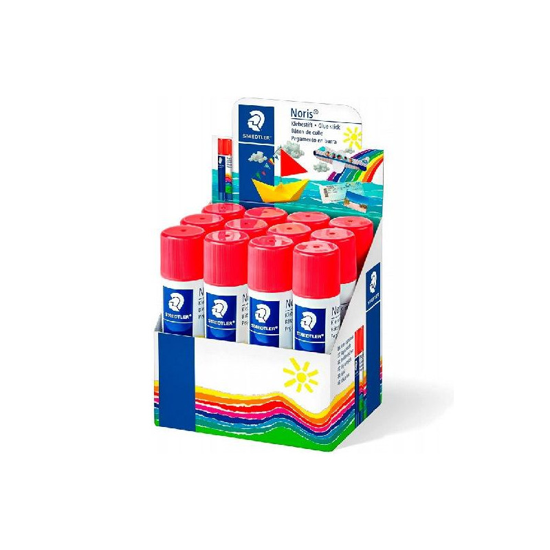 (960 20 NCA) STAEDTLER PEGAMENTO EN BARRA 20GR NORIS EXPOSITOR -12UD-